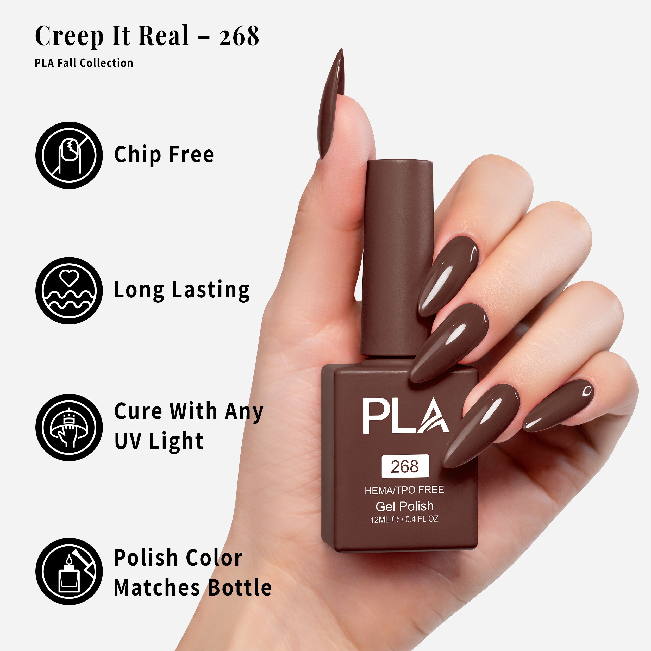 PLA Gel Polish 12ml - Creep It Real 268