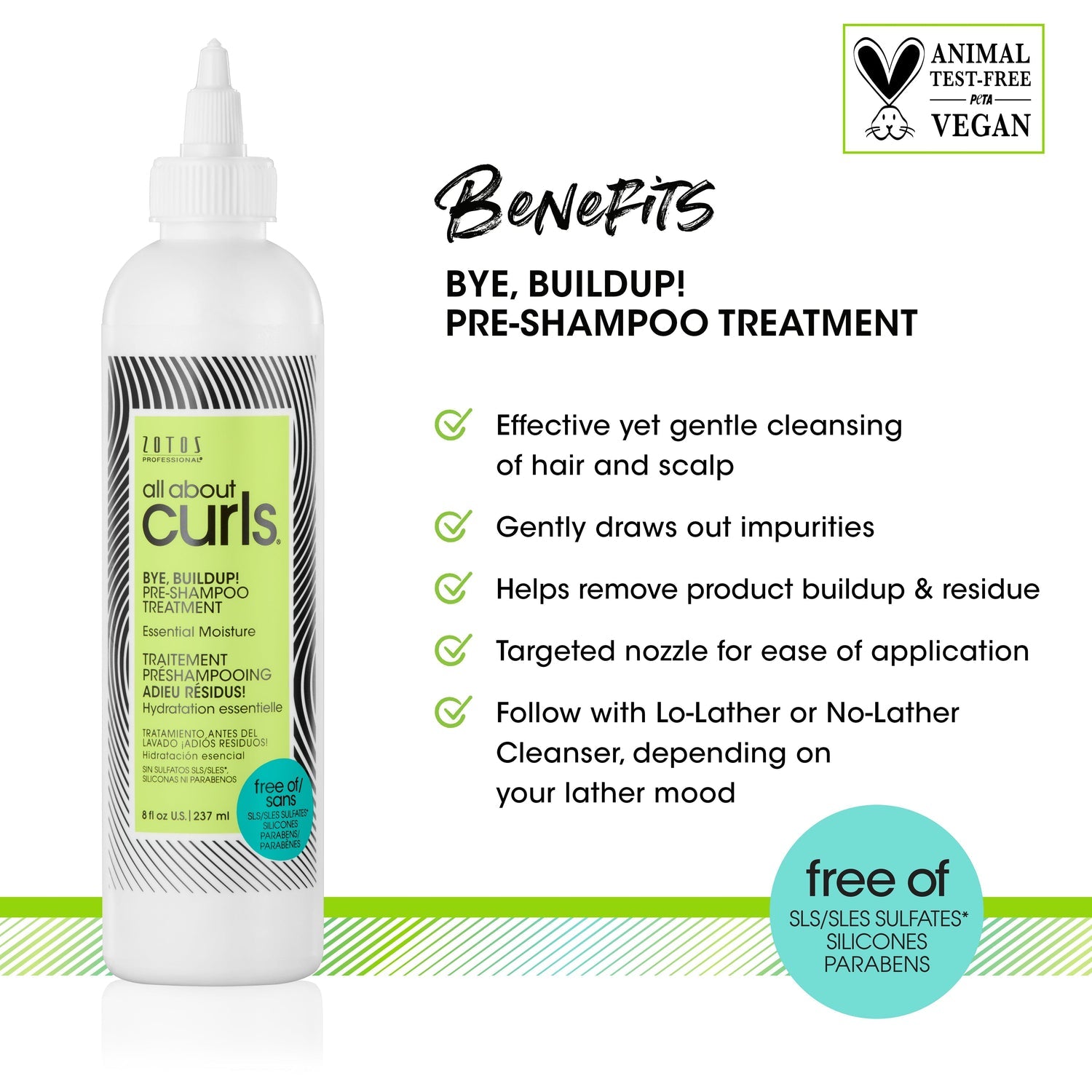 All About Curls Bye Buildup Pre Shampoo Treatment 8oz Secondary image