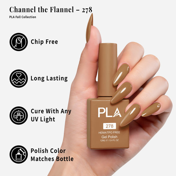 PLA Gel Polish 12ml - Channel the Flannel 278