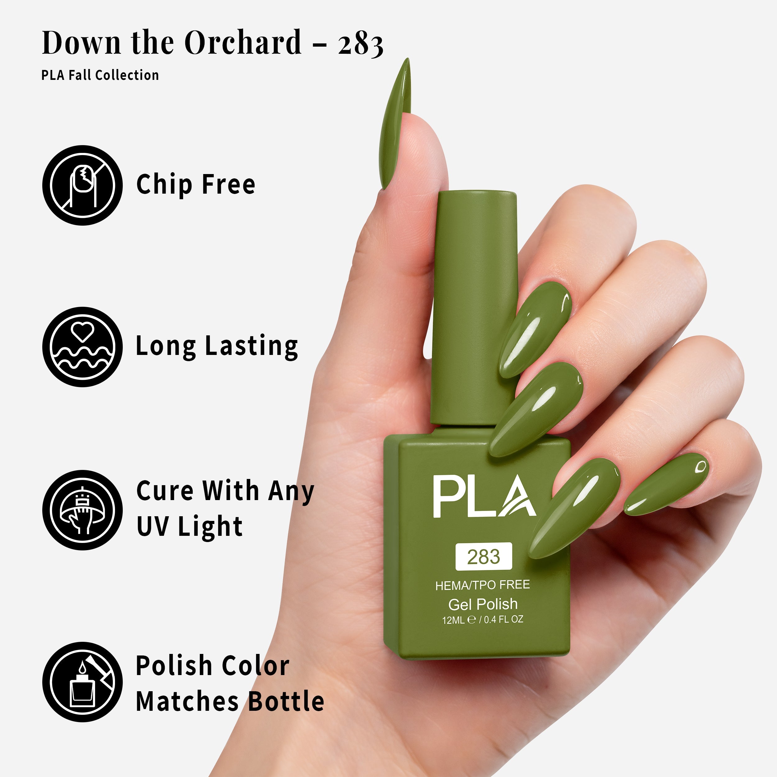 PLA Gel Polish 12ml - Down the Orchard 283