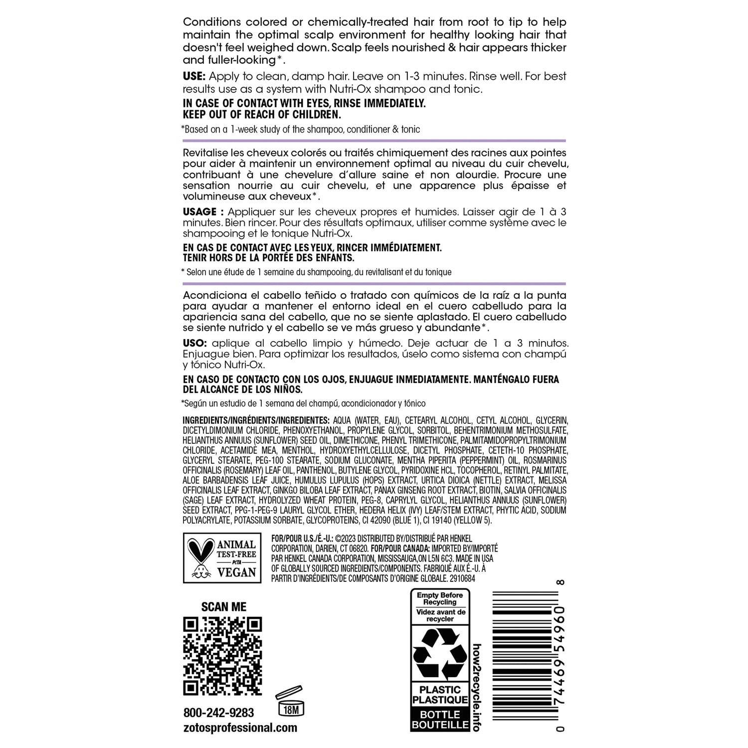 Nutri-Ox - Gentle Shampoo - Normal
