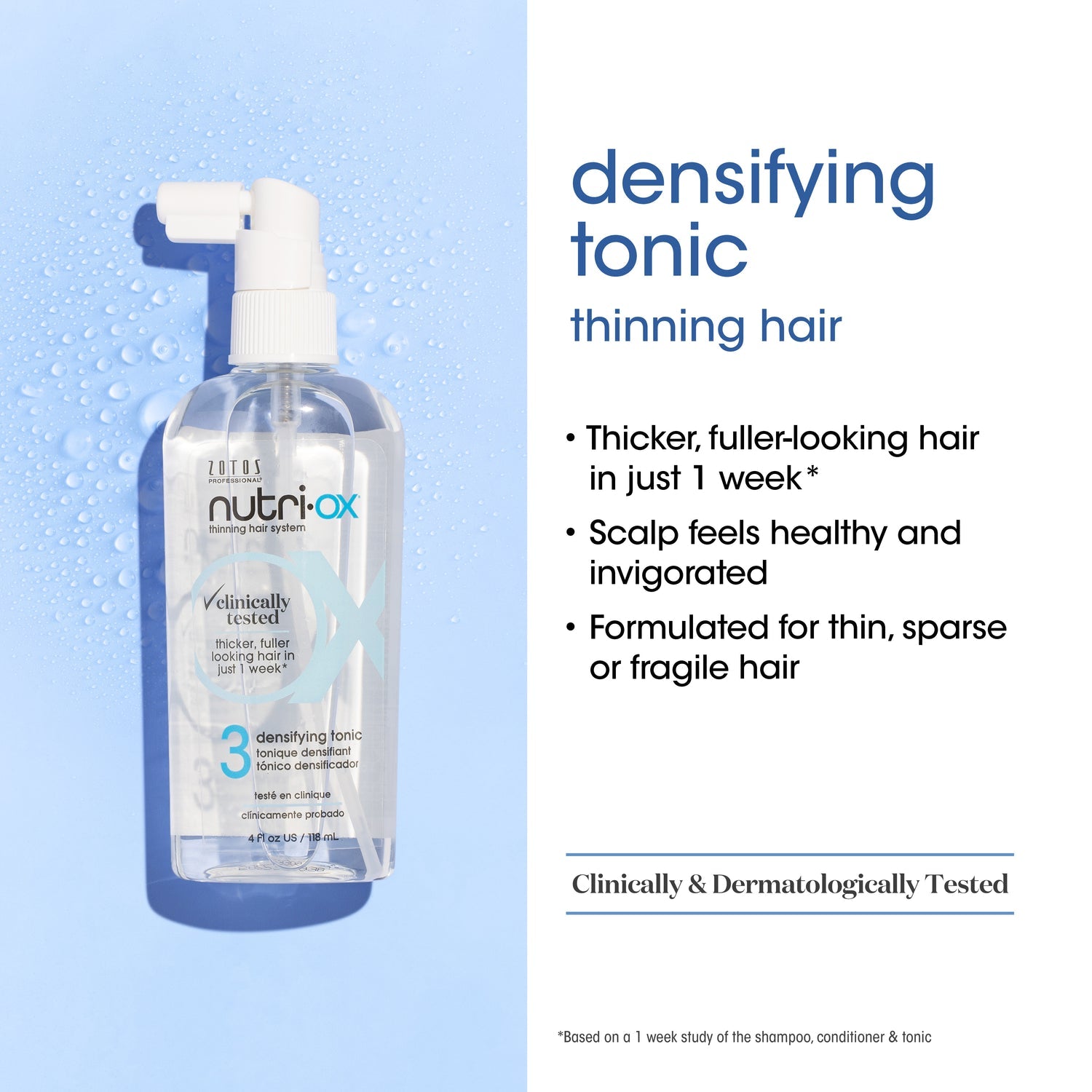 Zotos Nutri-Ox Densifying Tonic 4oz