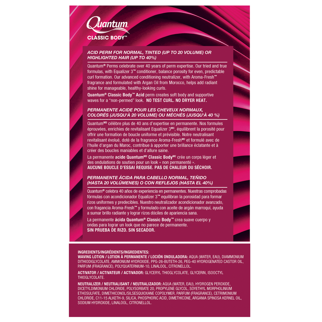 Quantum Classic Body Perm