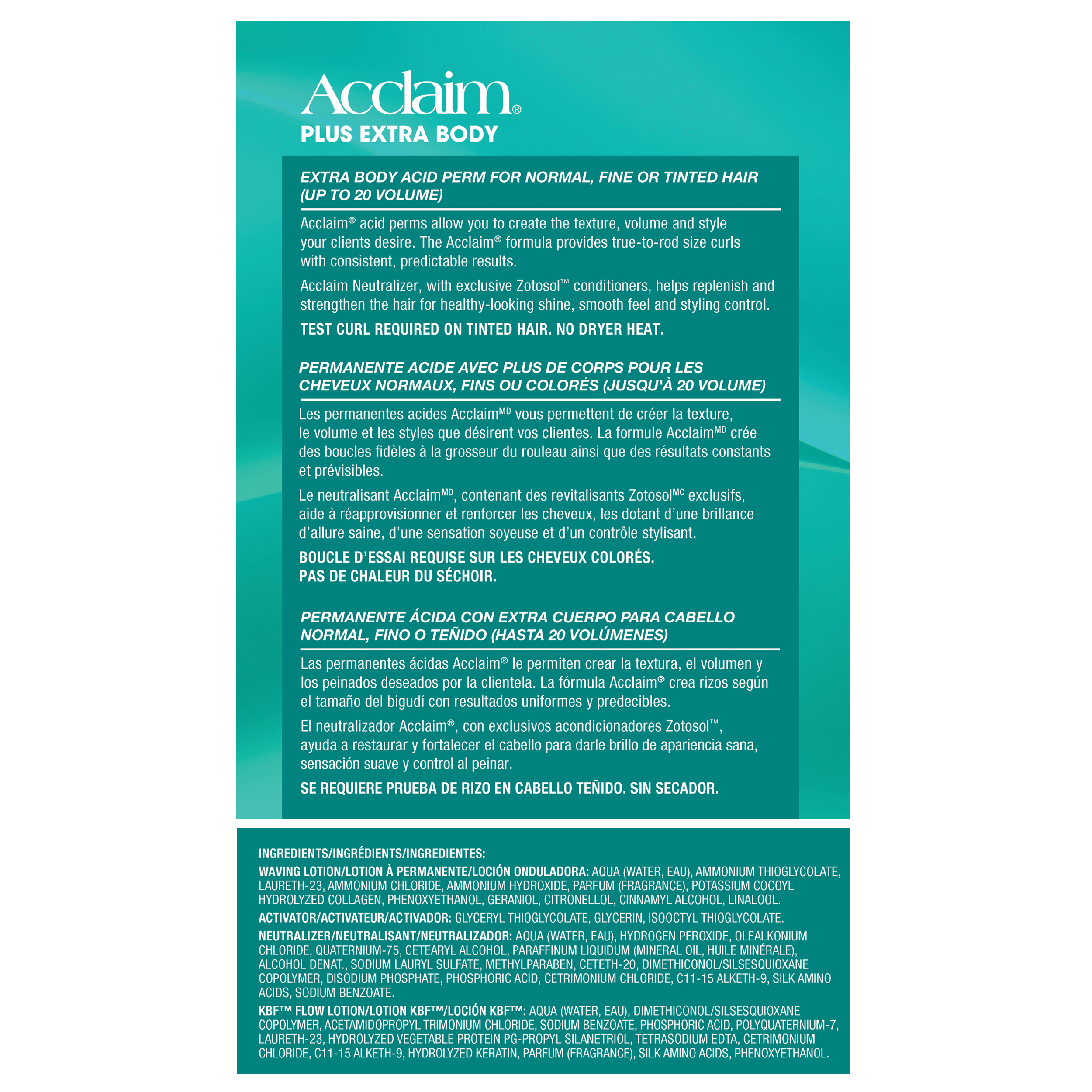 Acclaim Plus Extra Body