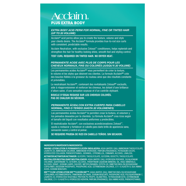 Acclaim Plus Extra Body