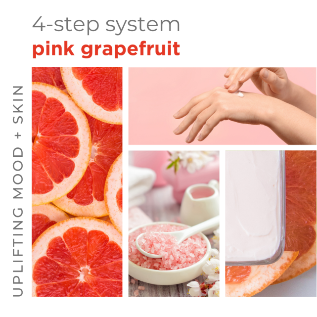 Be Care Love Pink Grapefruit  4-step Packet Box