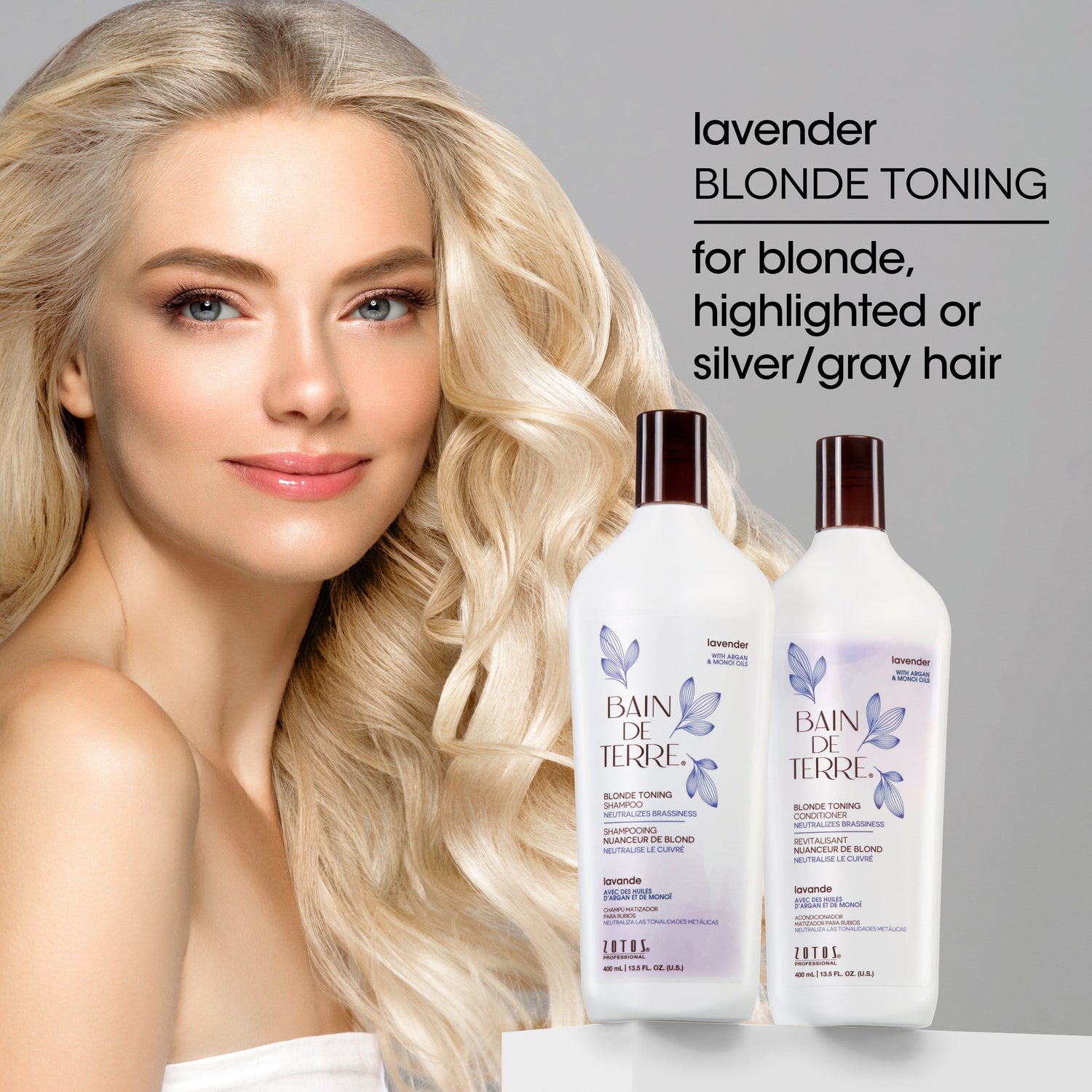 Bain De Terre Lavender Toning Shampoo 13.5oz