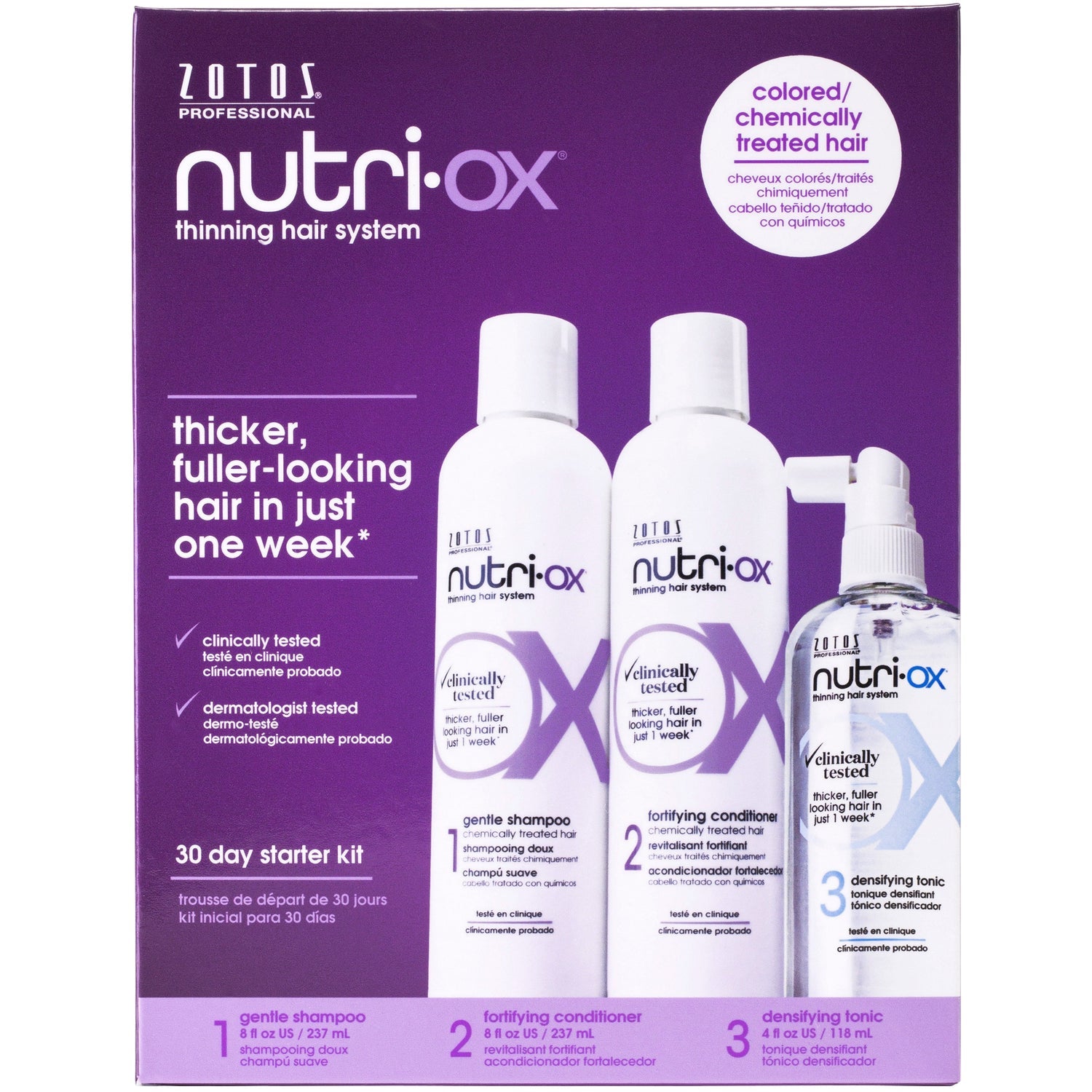 Nutri-Ox Thinning Hair Kit - Chemical Treated Main image
