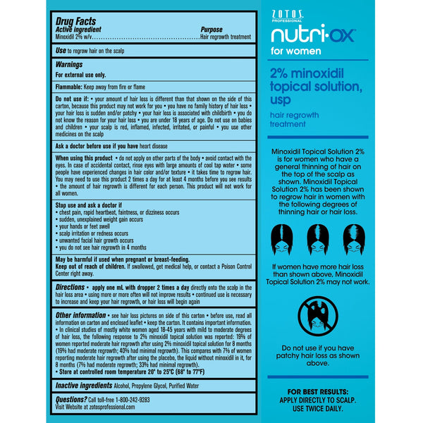 Nutri-Ox Minoxidil For Women 2oz