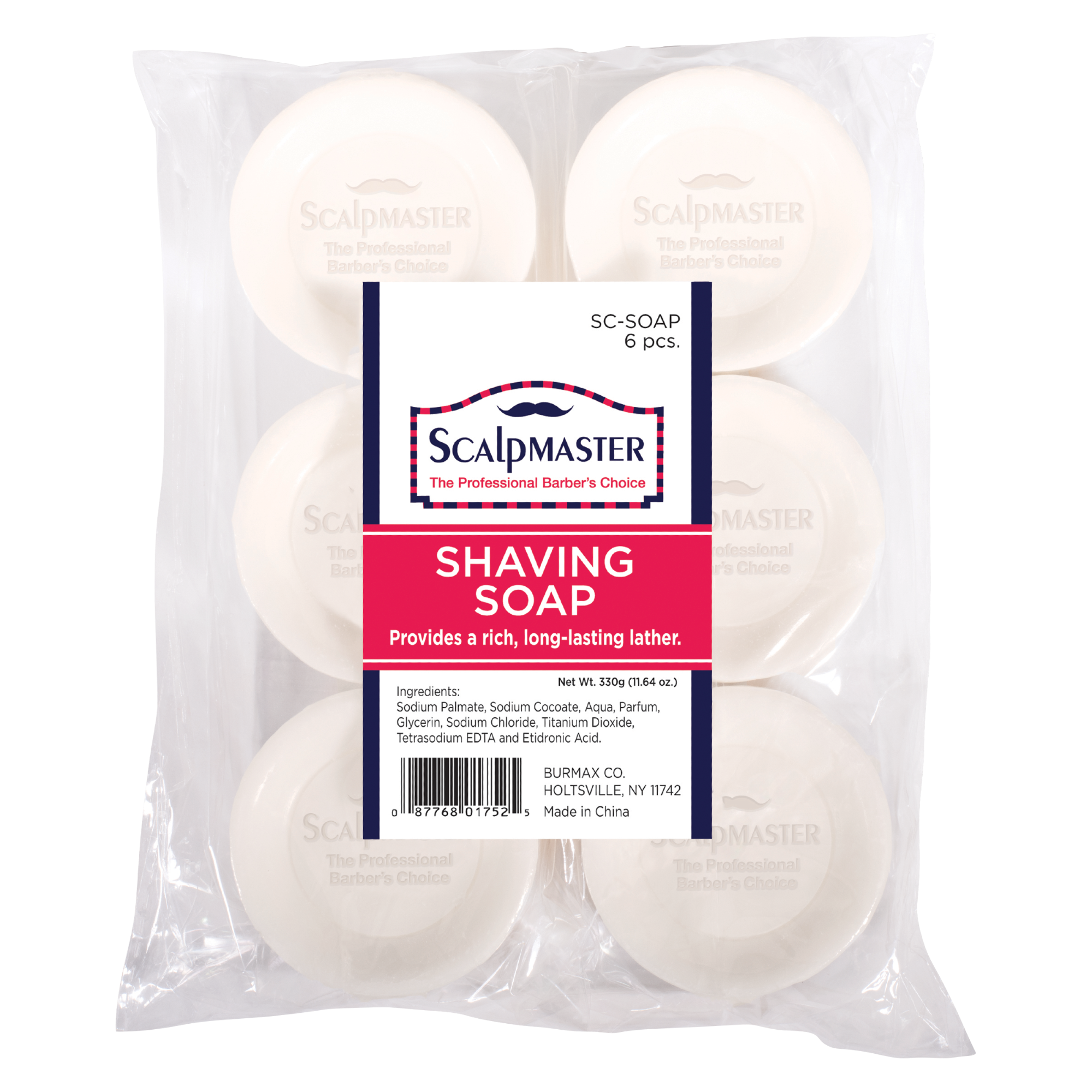 Scalpmaster Shaving Soap 6pk (SC-SOAP)