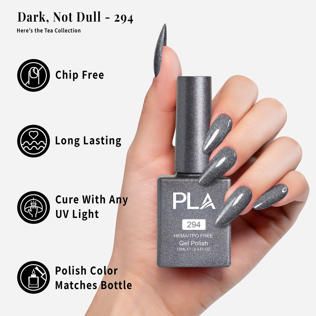 PLA Gel Polish 12ml - Dark, Not Dull 294