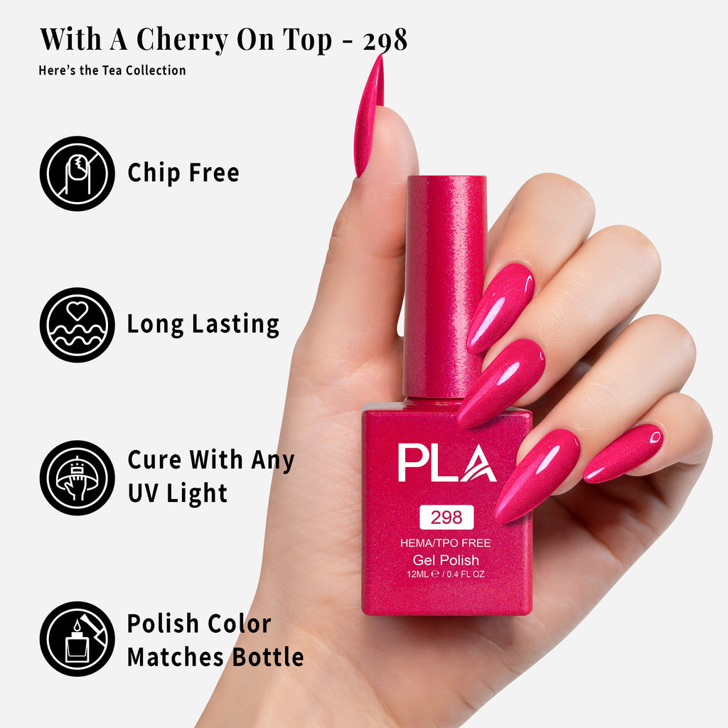 PLA Gel Polish 12ml - With A Cherry On Top 298