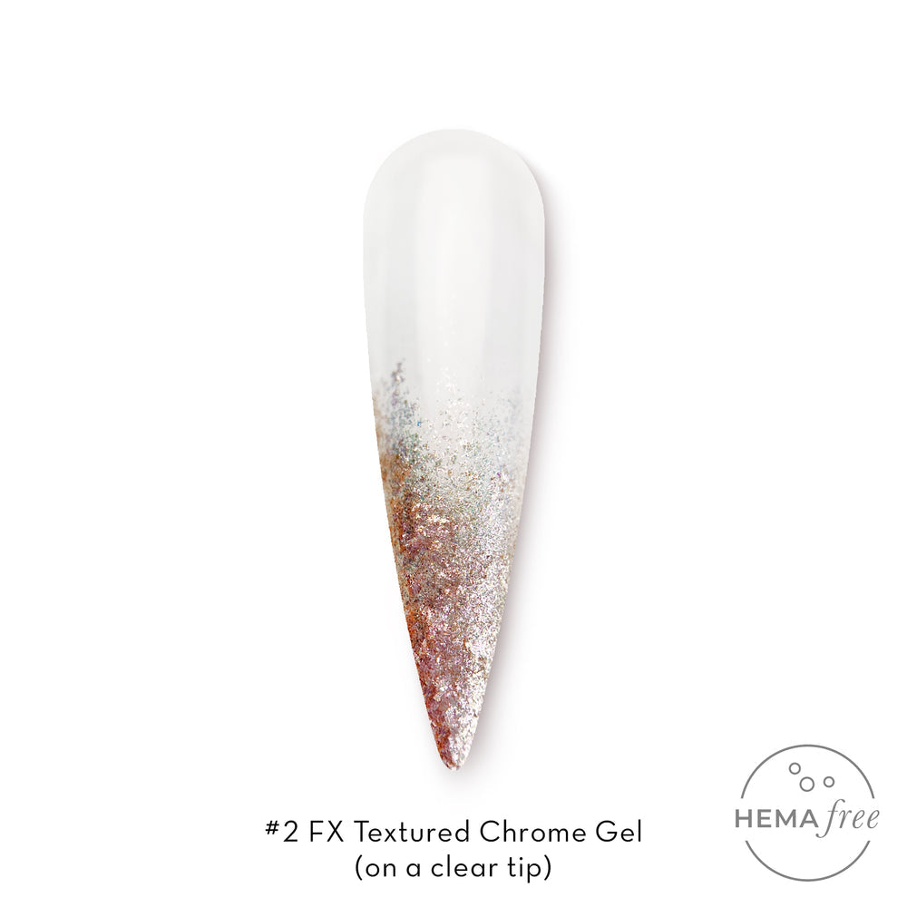 Fuzion FX Textured Chrome Gel 5g - #2