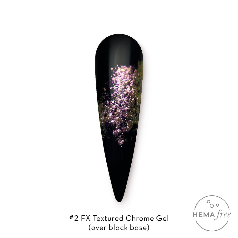 Fuzion FX Textured Chrome Gel 5g - #2