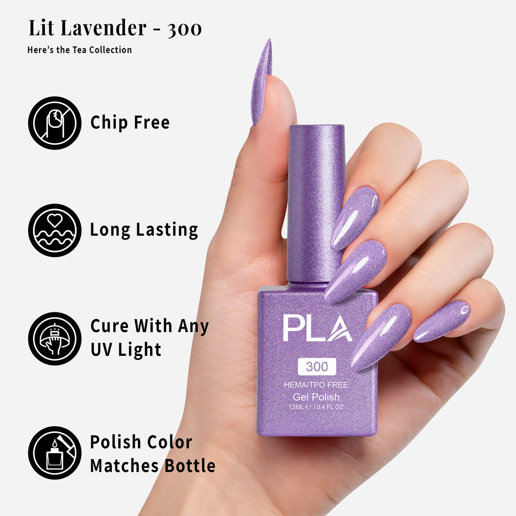 PLA Gel Polish 12ml - Lit Lavender 300