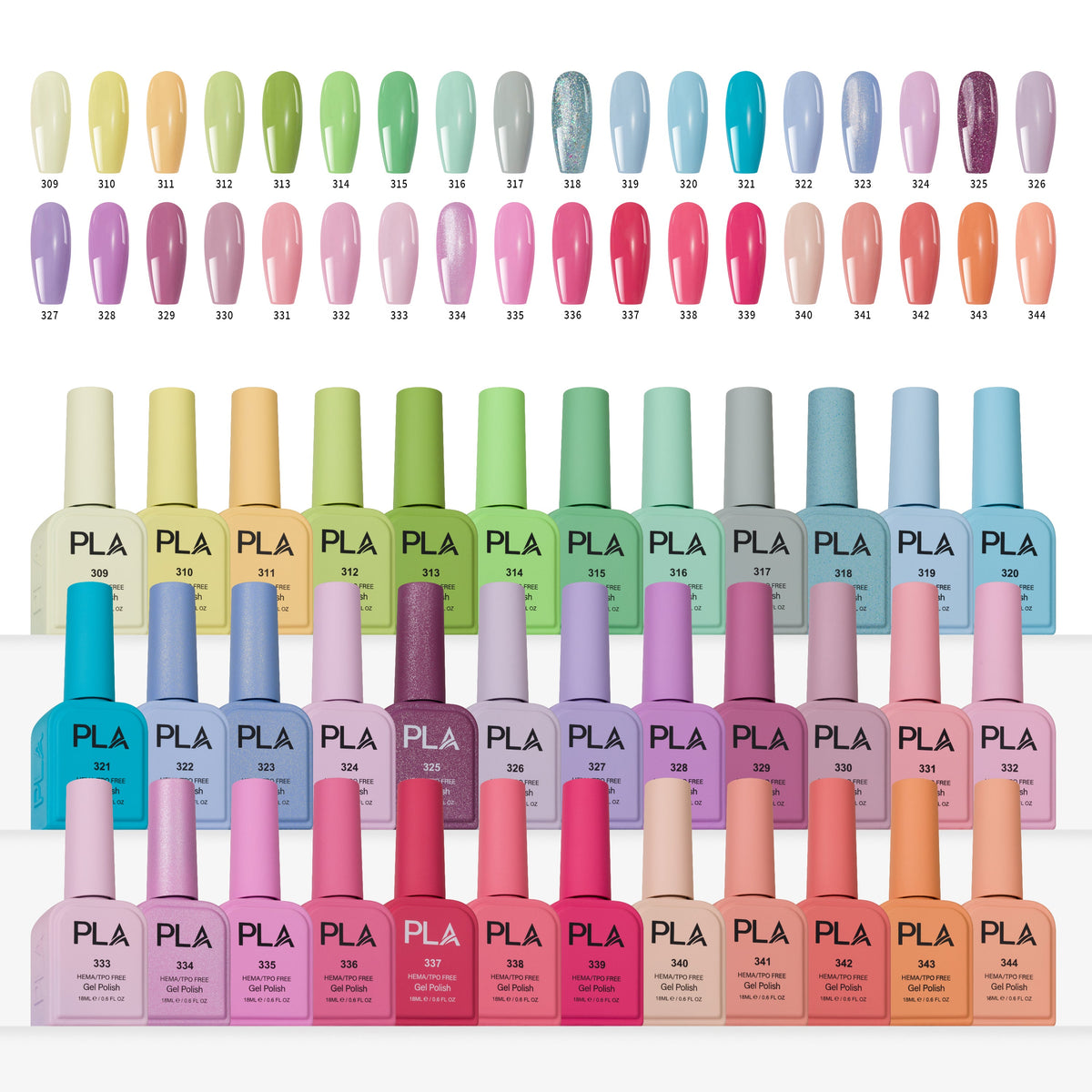 PLA ICON Fresh Picked collection - shades 309-344 Main image