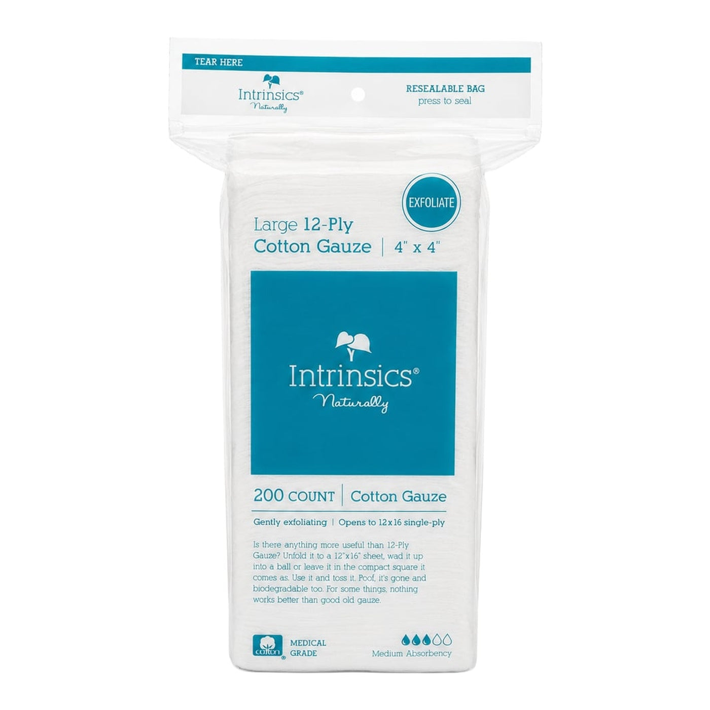 Intrinsics Gauze 4x4 (200pk)