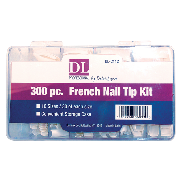 DL Pro 300pc French Nail Tip Kit (DL-C112)