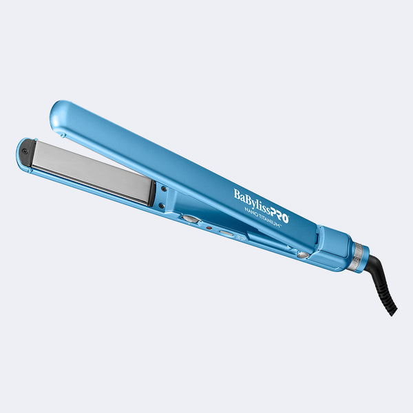 BaBylissPRO Nano Titanium 1.25" Spring Curl Iron & 1" Ultra-Thin Flat Iron Prepack