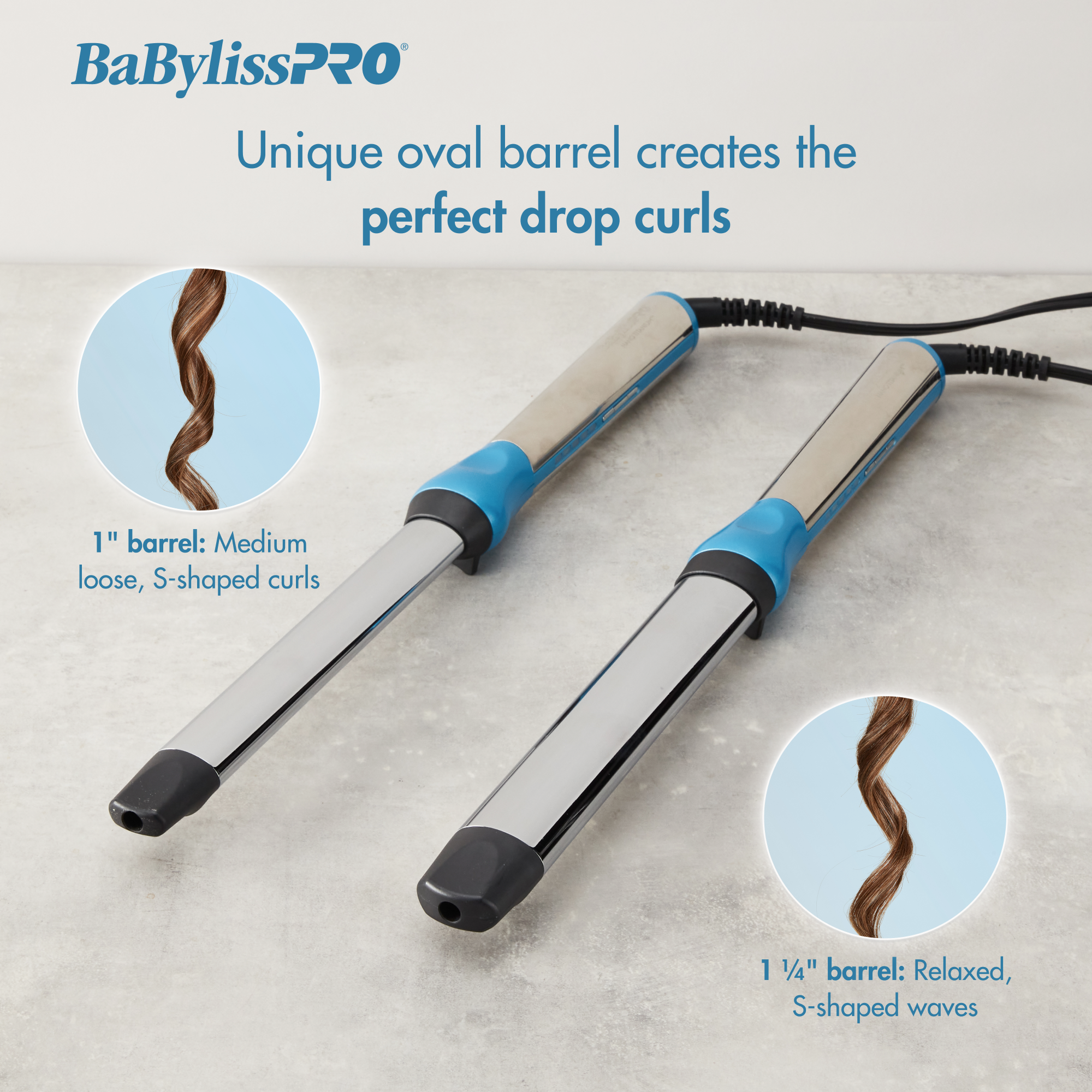 BaBylissPRO Nano Titanium 1" Oval Barrel Wand