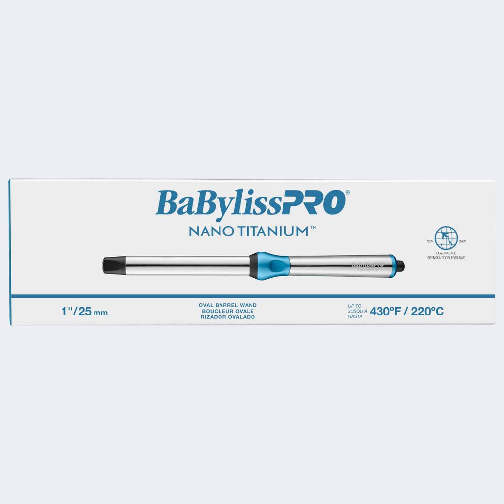 BaBylissPRO Nano Titanium 1" Oval Barrel Wand