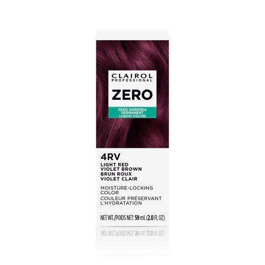 Clairol Professional Zero 4RV Light Red Violet Brown
