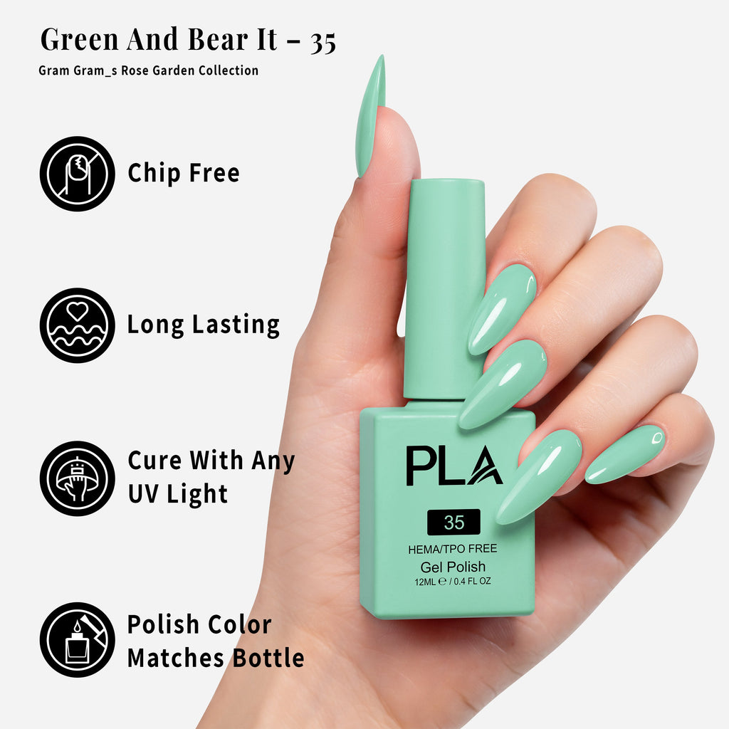 PLA Gel Polish 12ml - Green And Bear It 35
