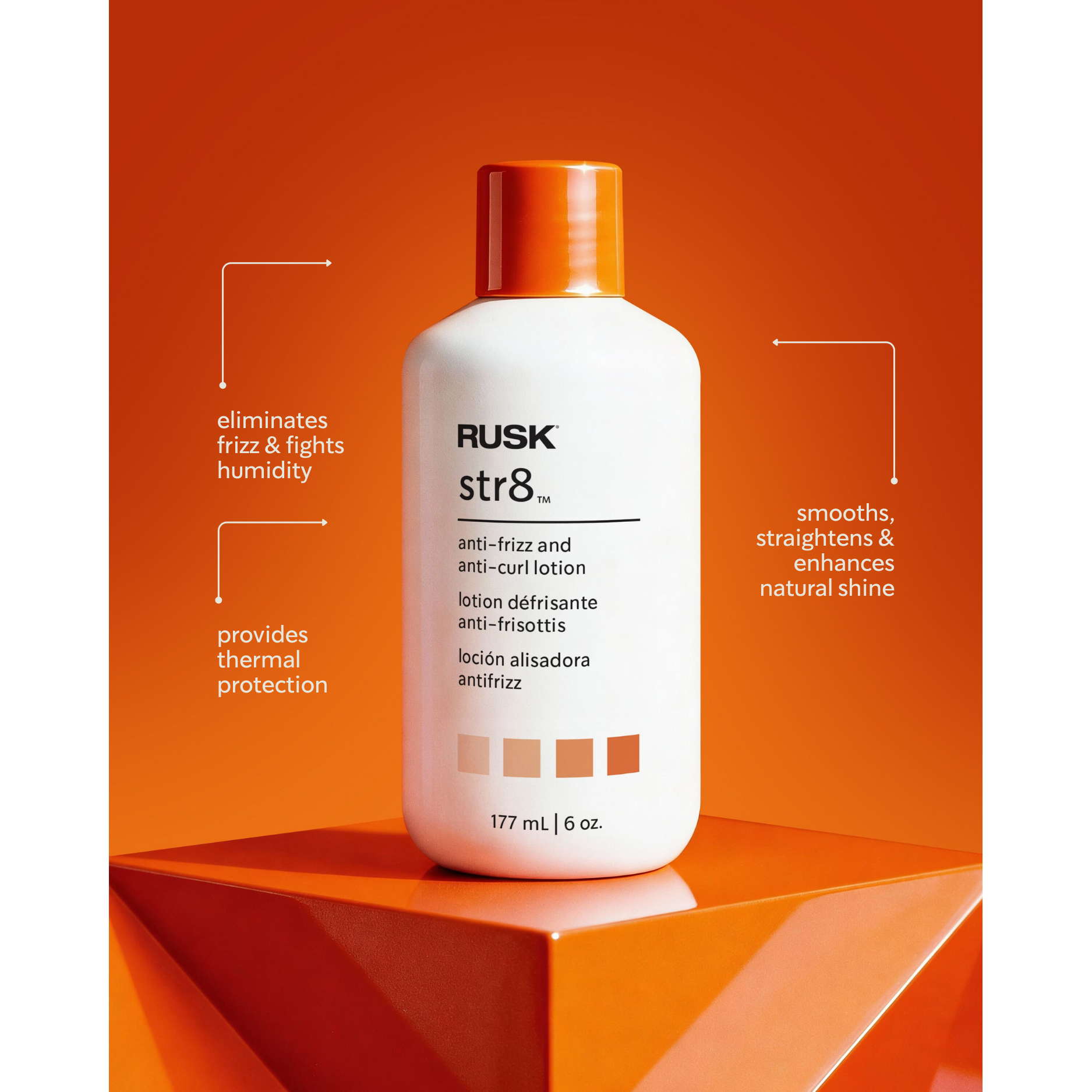 Rusk Str8 Lotion 6oz Secondary image
