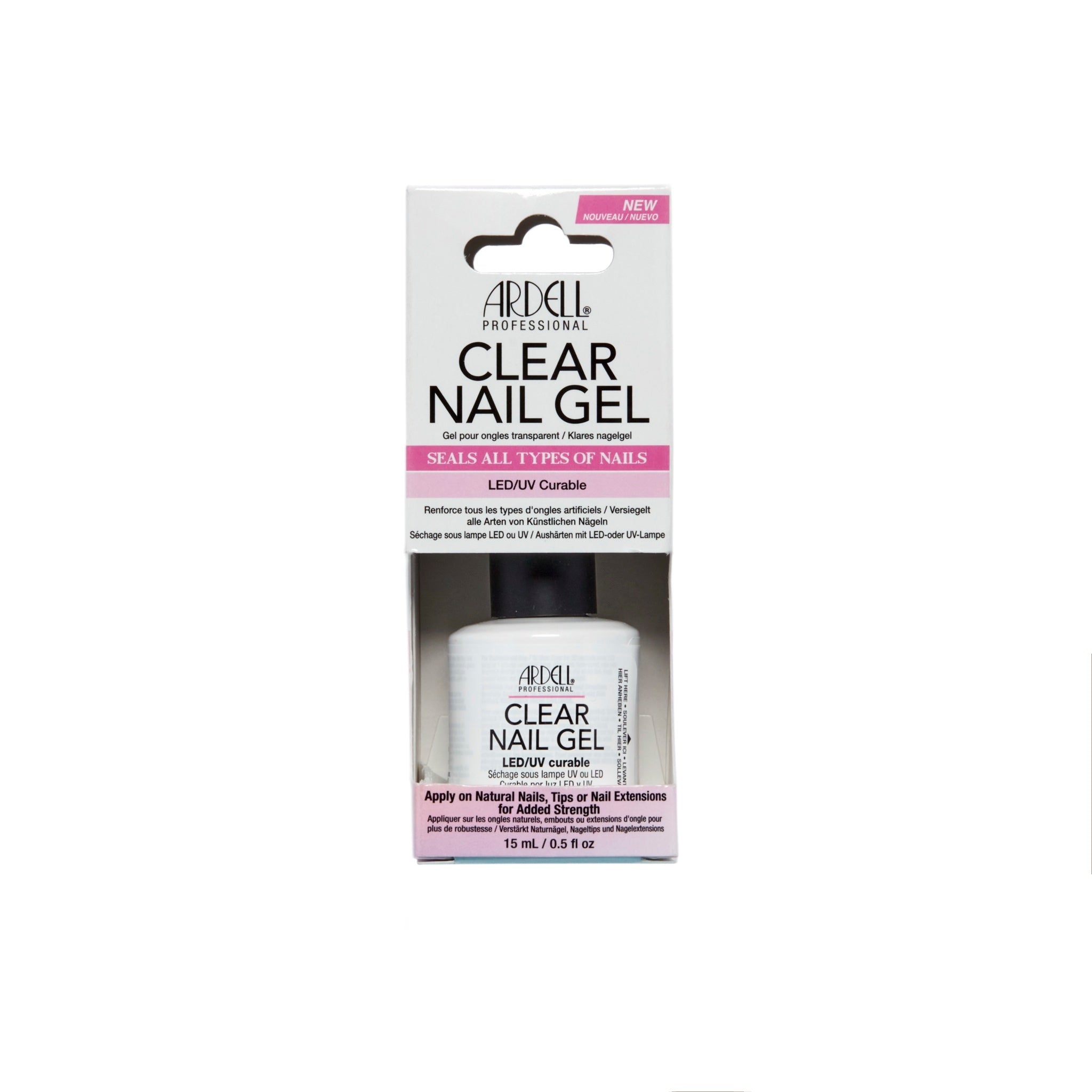 Ardell Clear Nail Gel LED/UV 0.5oz Main image
