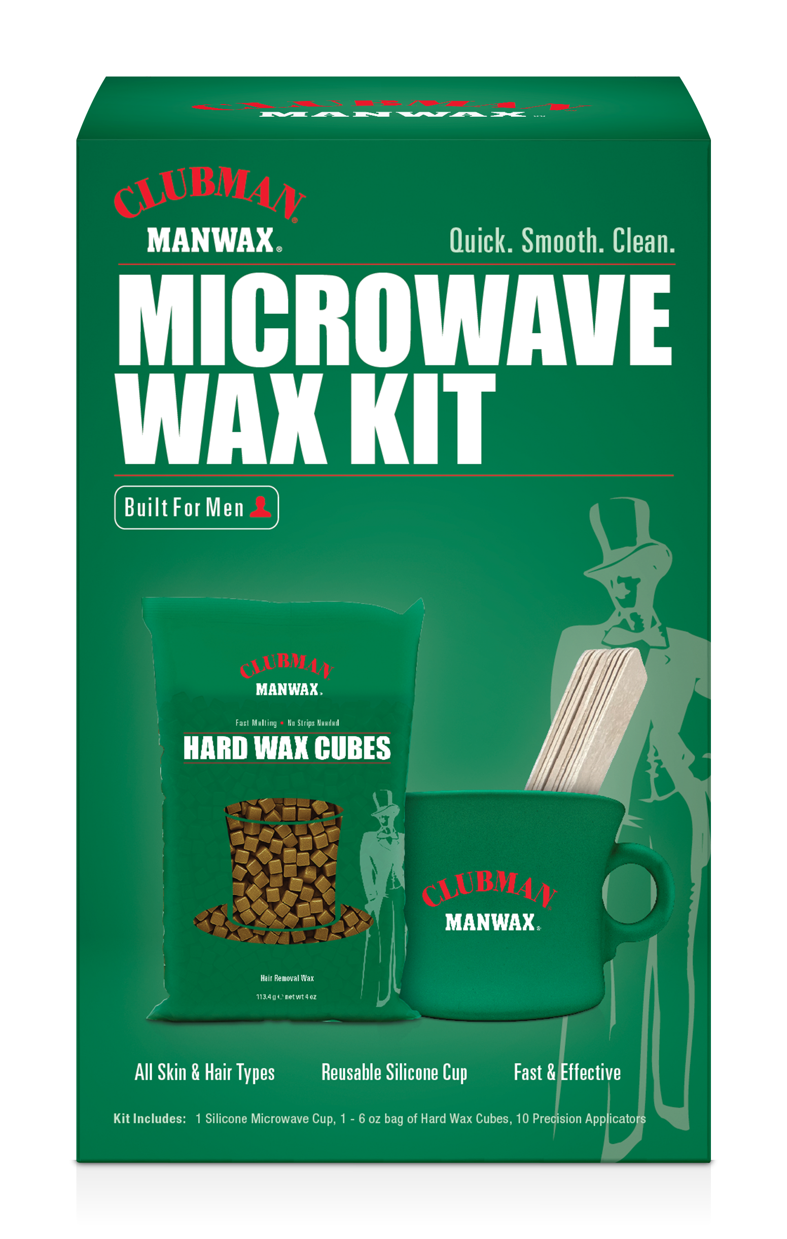 Clubman Microwave Wax Kit