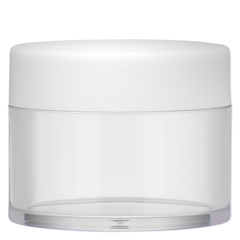 Fantasea White Lid Acrylic Jar 3.4oz (FSC392)