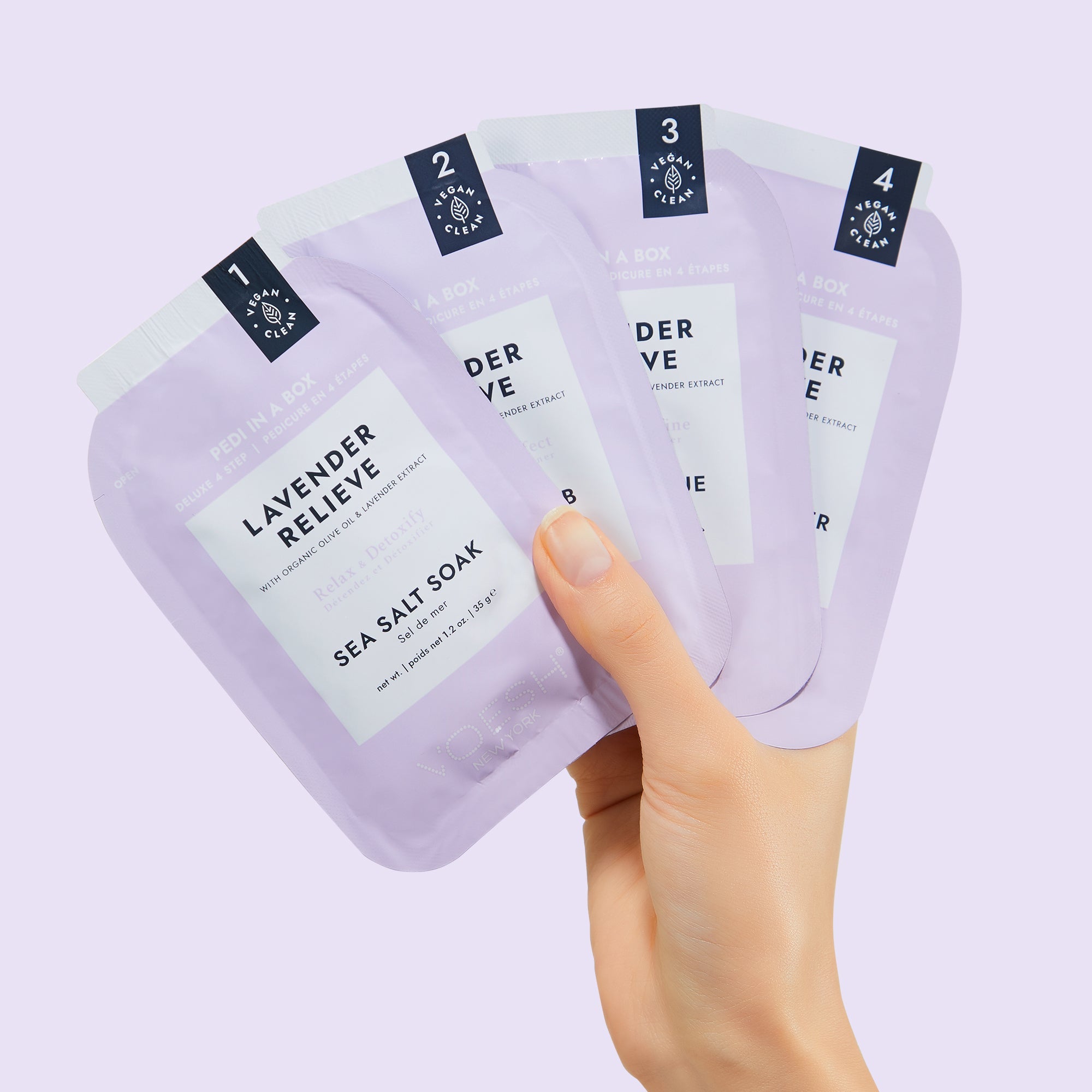 Voesh Pedi Moments - Lavender Relieve Secondary image