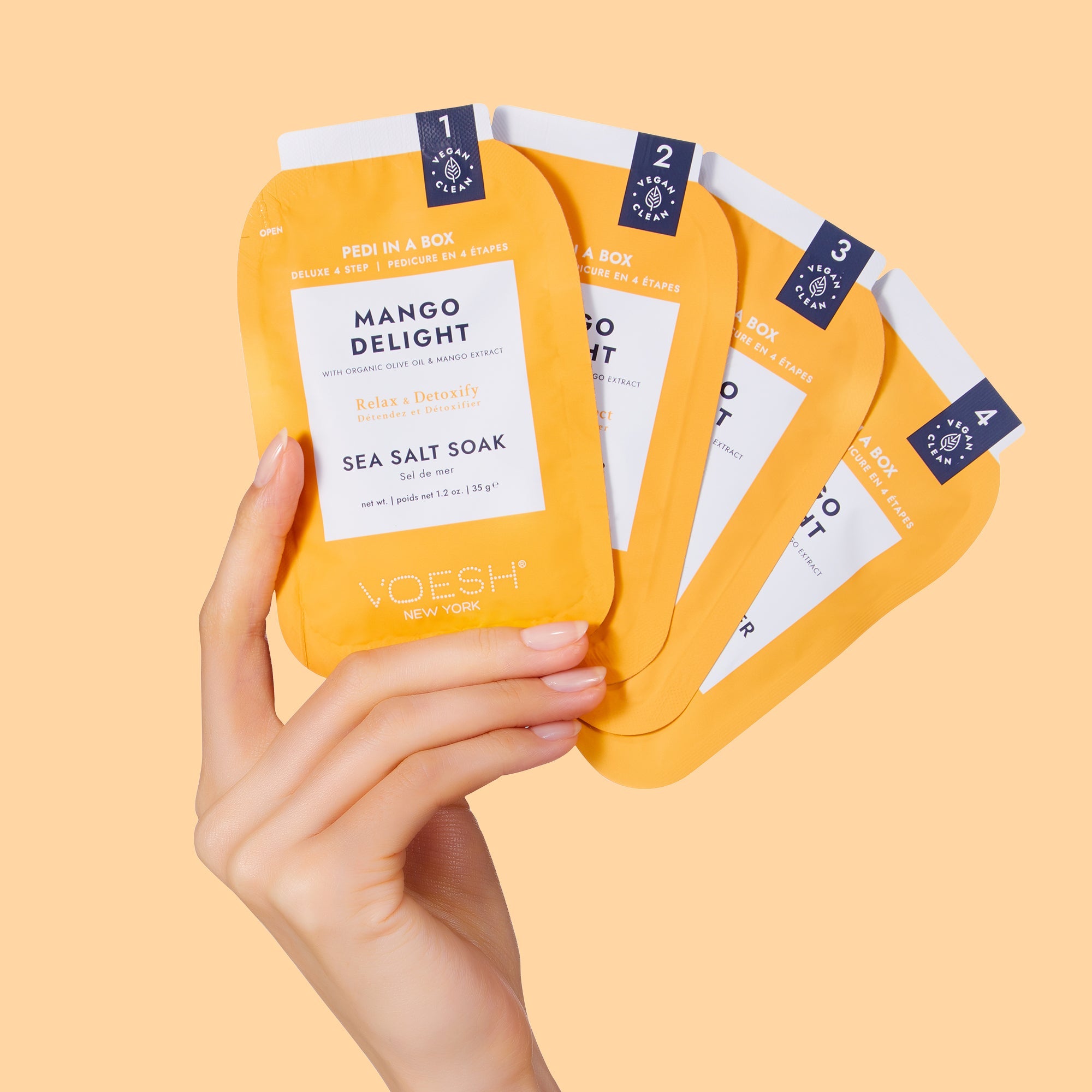 Voesh Pedi Moments - Mango Delight Secondary image