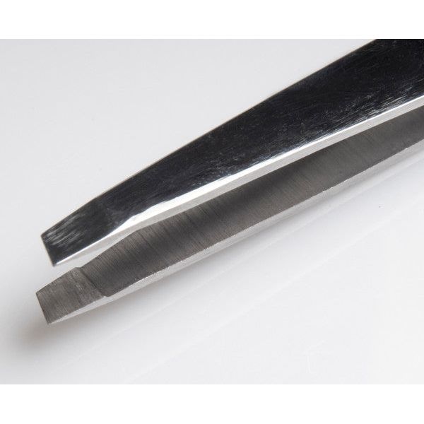 Diane 4" Slant Tip Tweezer Silver