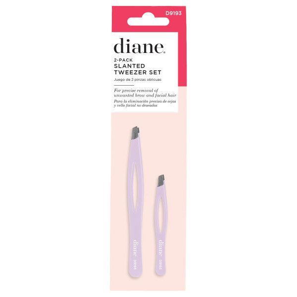 Diane Slanted Tweezer Set 2pk