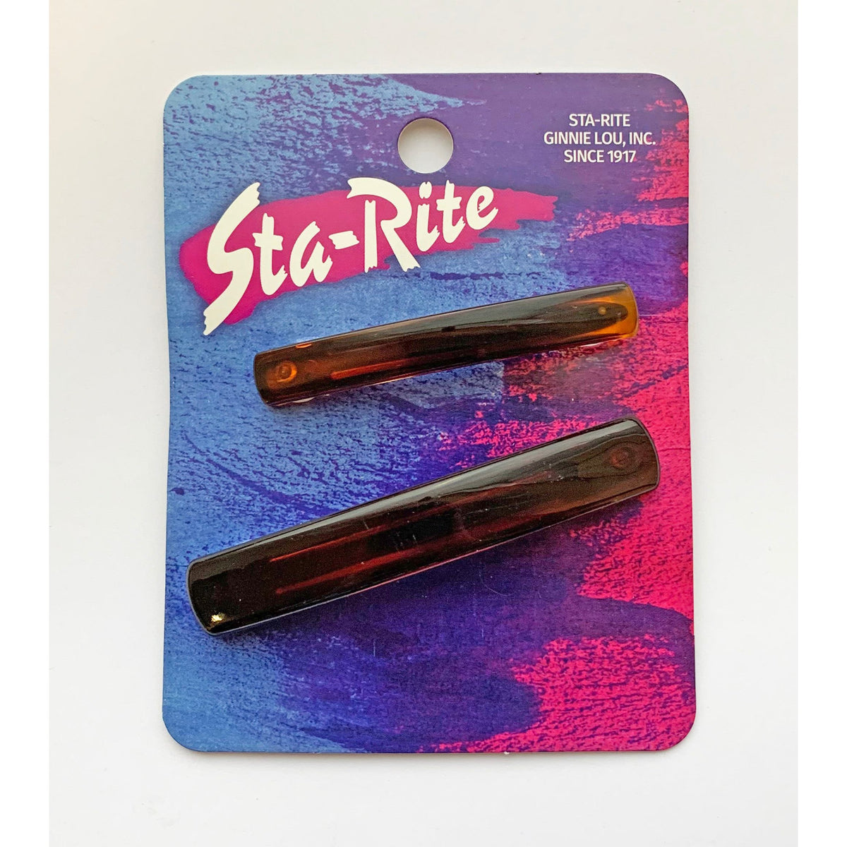 Sta-Rite 2 1/2 & 3 1/2 French Barrette Tortoise - 2pk Main image
