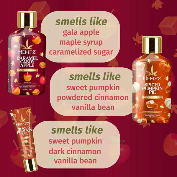 Hempz Fall Faves Trio Lotion & Lip Balm Set