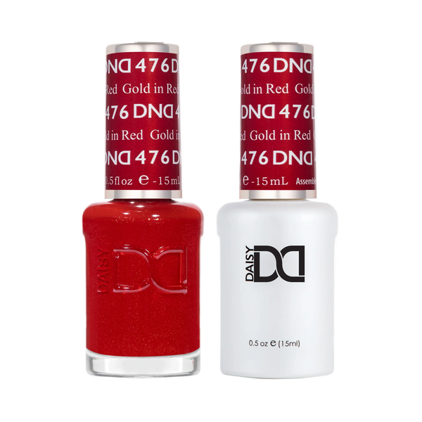 DND - Gold In Red #476