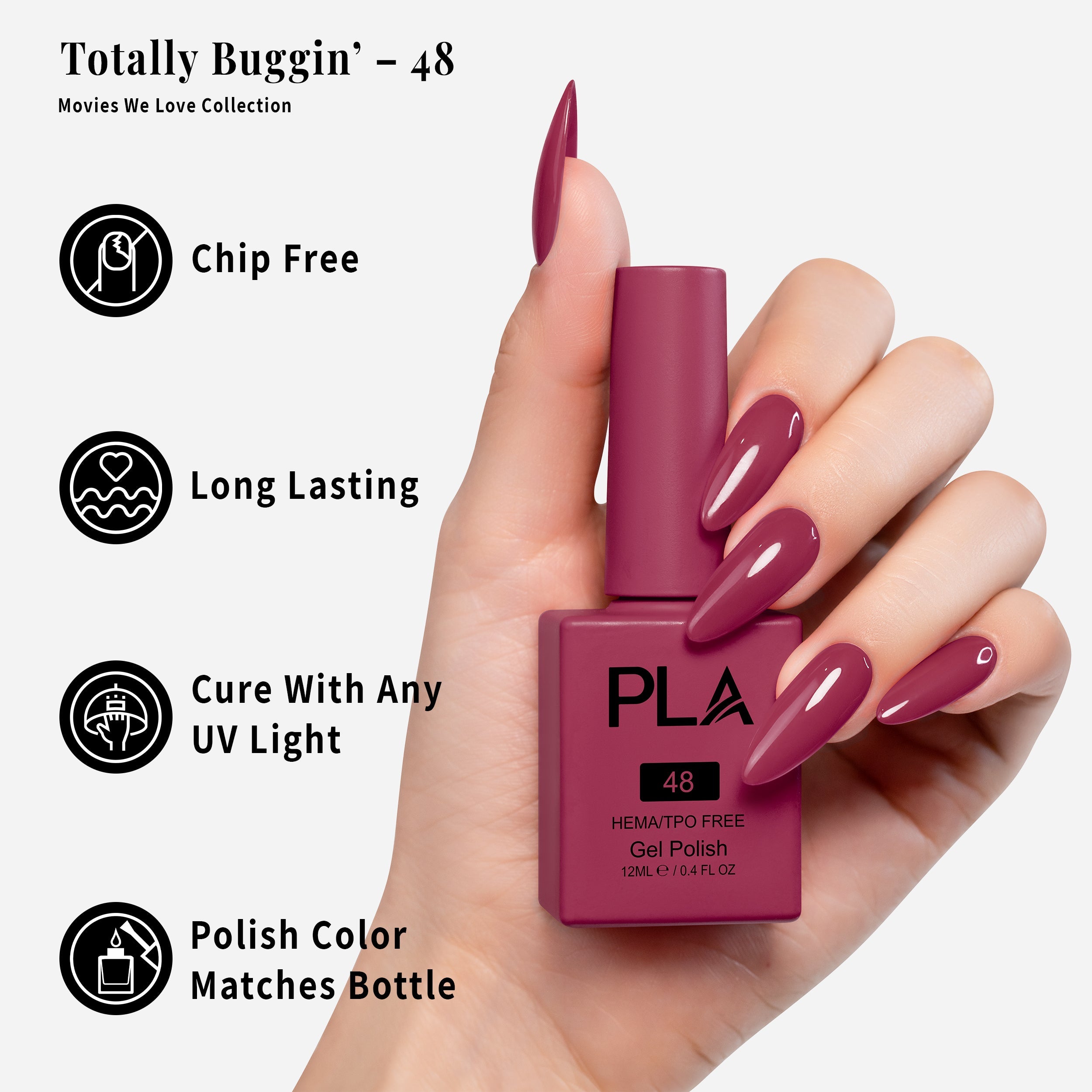 PLA Gel Polish 12ml - Totally Buggin' 48