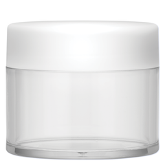 Fantasea White Lid Acrylic Jar 10.1oz (FSC469)