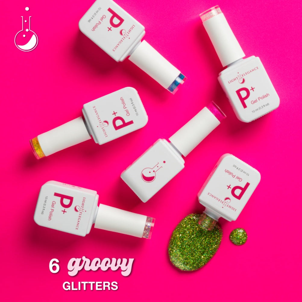 Light Elegance - P+ Happy Vibes 2024 Glitter Collection - 10ml (6pk) Secondary image