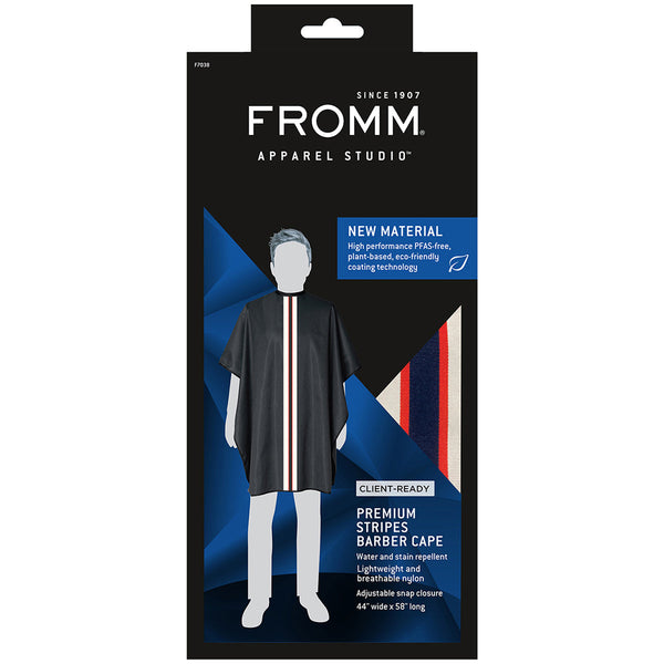Fromm Stripes Barber Cape F7038
