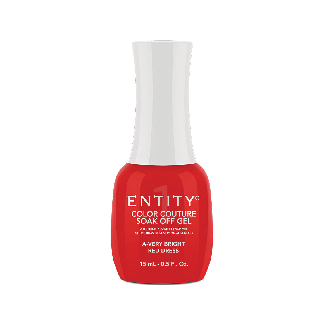 Entity Gel Polish - A Very Bright Red Dress .5oz Main image