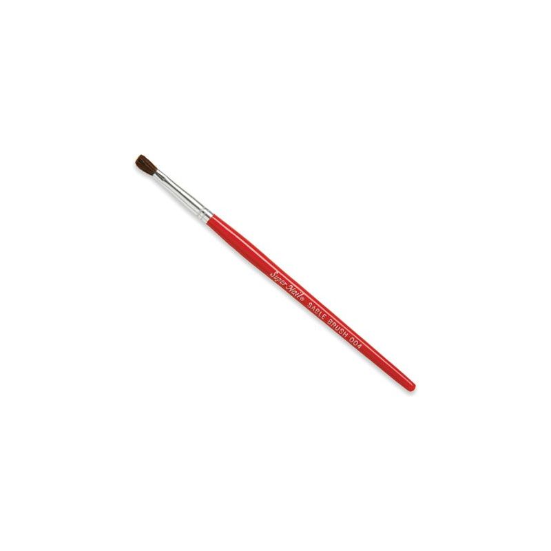 Supernail Flat Sable Brush #004 Main image