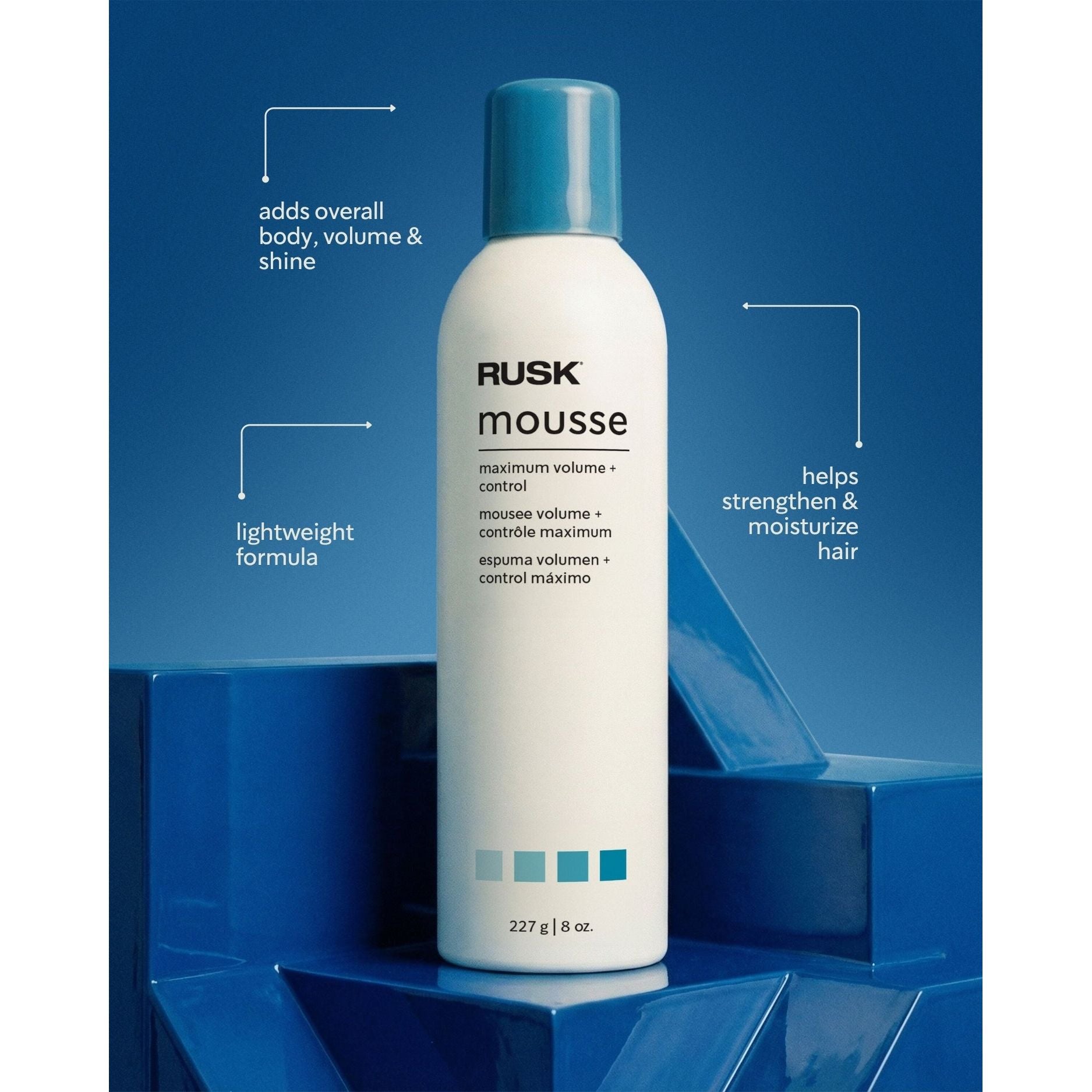 Rusk Max Volume and Control Mousse 8oz Secondary image