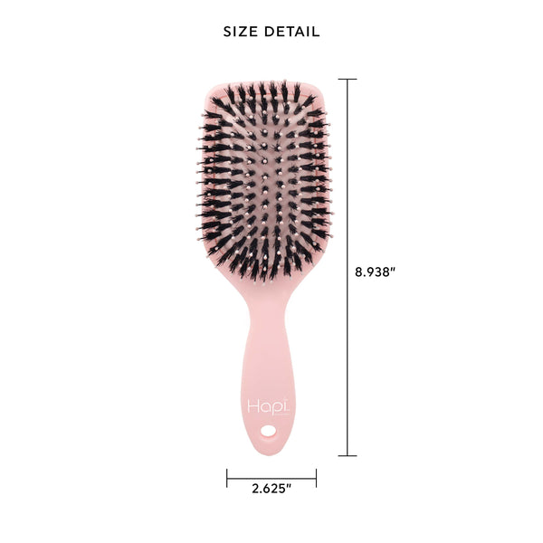 Cricket Hapi Anti-Static Joy & Shine Nylon & Boar Paddle Brush - Large