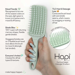 Cricket Hapi De-Knot Delight Detangler Brush - Medium