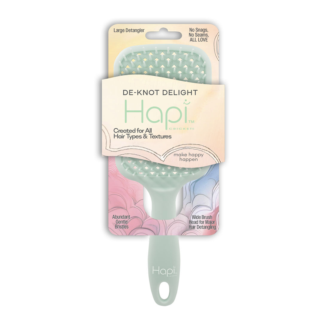 Cricket Hapi De-Knot Delight Detangler Brush - Large