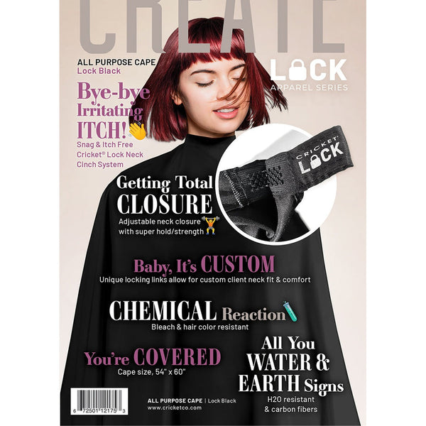Cricket Lock All Purpose Cape - Lock Black