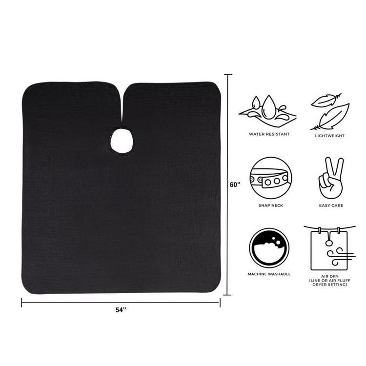 Cricket Uni Cloth Haircutting Cape - Black